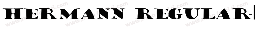 hermann regular字体转换